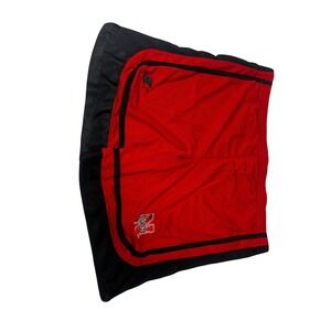 Starter Nebraska Cornhuskers Mesh Athletic Shorts Mens L Red Black NCAA Gym L